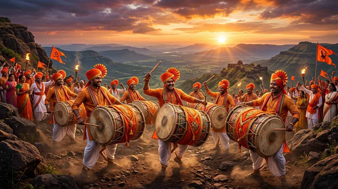 Maharashtrian Dhol Pathak Performance